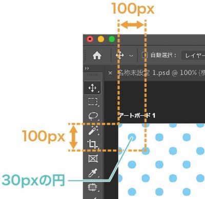 仕組みから解説 Photoshopでのパターンの基礎を知ろう D Fount 大阪 京都のグラフィックデザイン Webデザイン